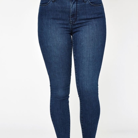 Pacsun Heather Blue Push Up Jeggings - Picture 2 of 3